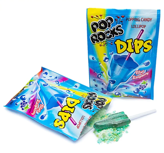 POP ROCKS DIPS BLUE RASPBERRY