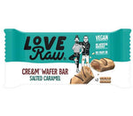 Love Raw Vegan Cream Filled Wafer Bar Salted Caramel UK