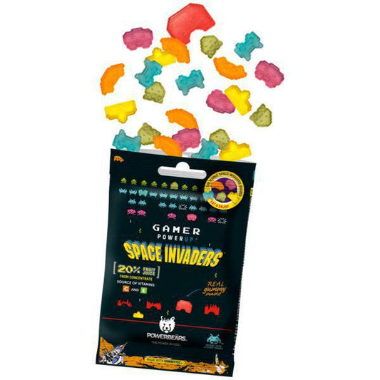 Space Invaders Gummies Peg Bag