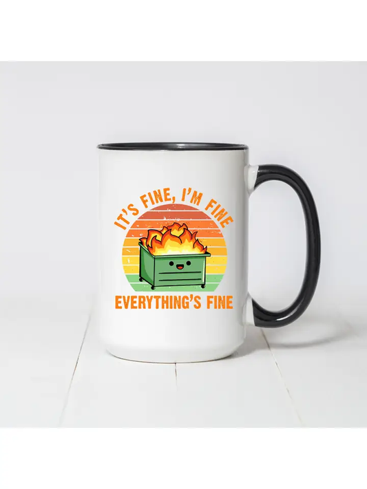Dumpster Fire 15oz Coffee Mug
