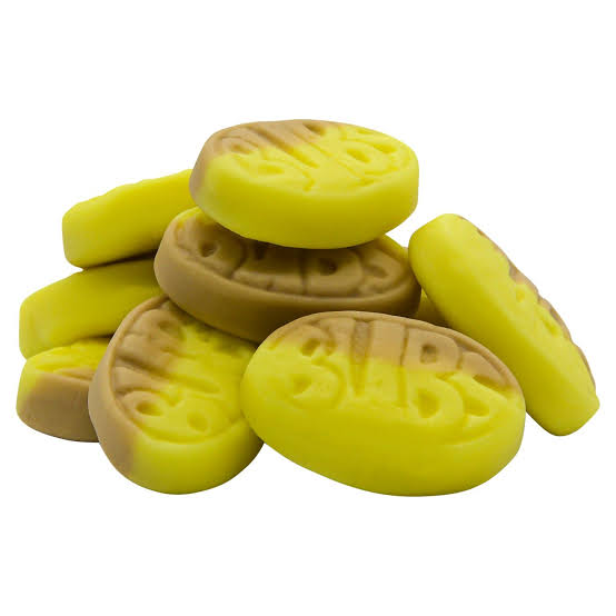 Bubs Banana Toffee Ovals 100g