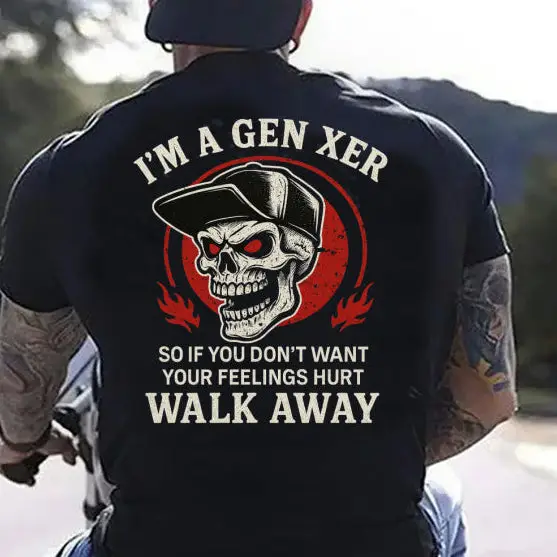 Gen X Feelings Tshirt Black