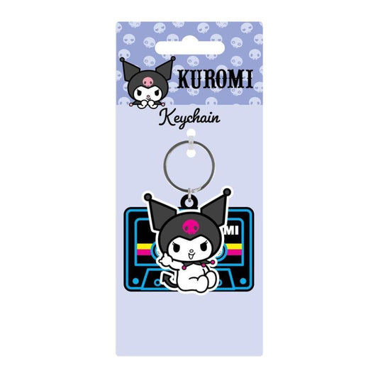 Keychain Hello Kitty Kuromi Spinner