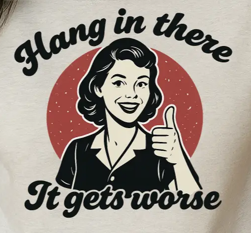 Hang In There Tshirt Cream/Natural