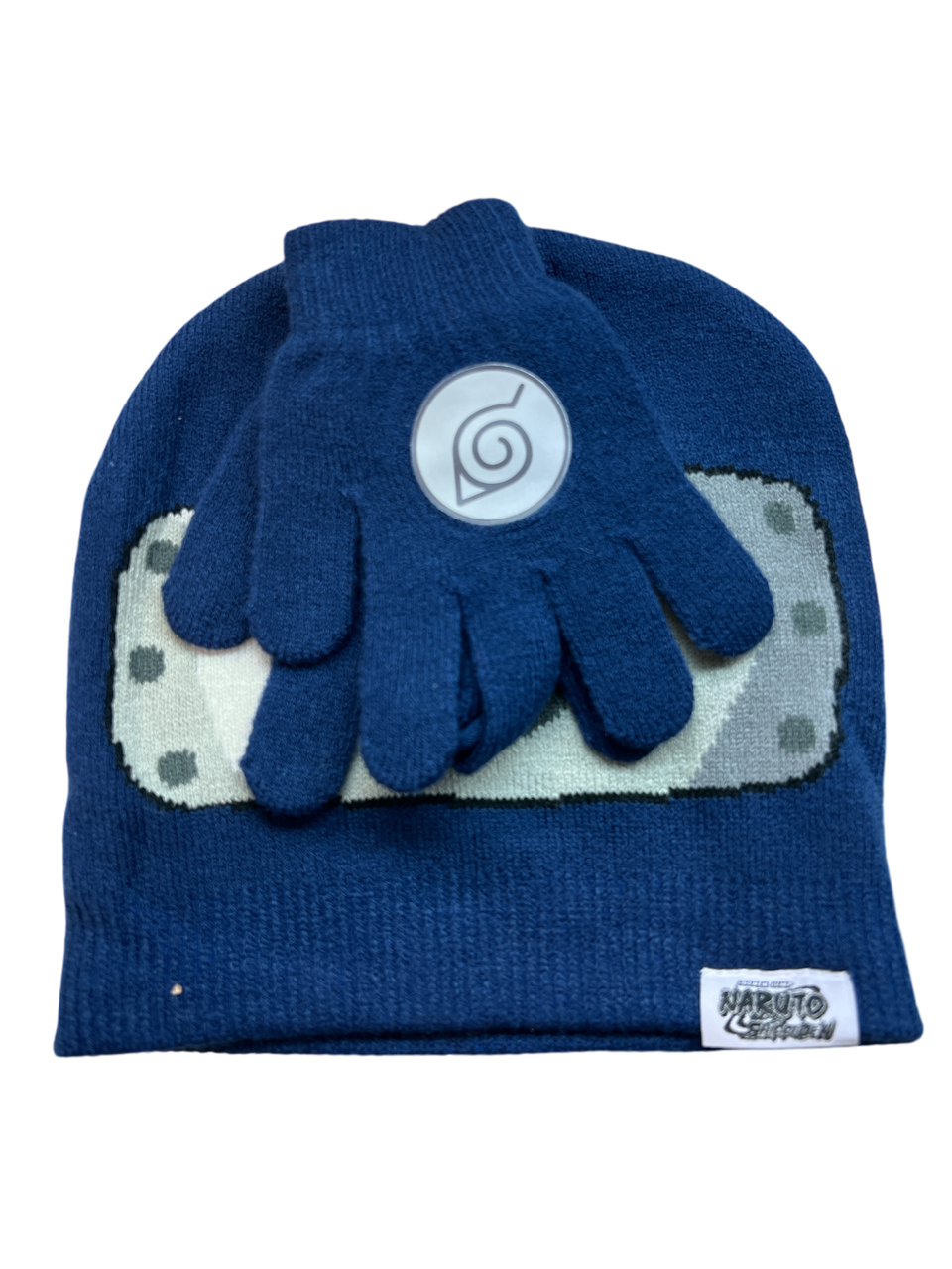 Toque & Glove Set Naruto Blue Youth Size