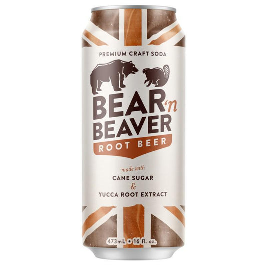 Bear N Beaver Craft Root Beer Can