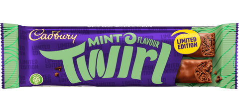 Cadbury Twirl Mint Limited Edition 43g UK