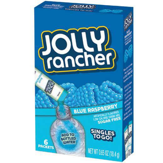 Jolly Rancher Blue Raspberry Singles To Go Drink Mix