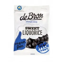 DeBron Sugar Free Sweet Licorice Balls Peg Bag