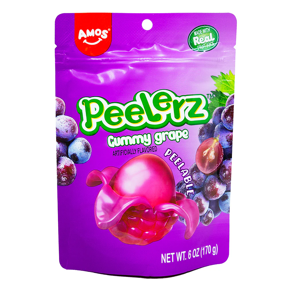Amos Peelerz Gummy Grape 85g