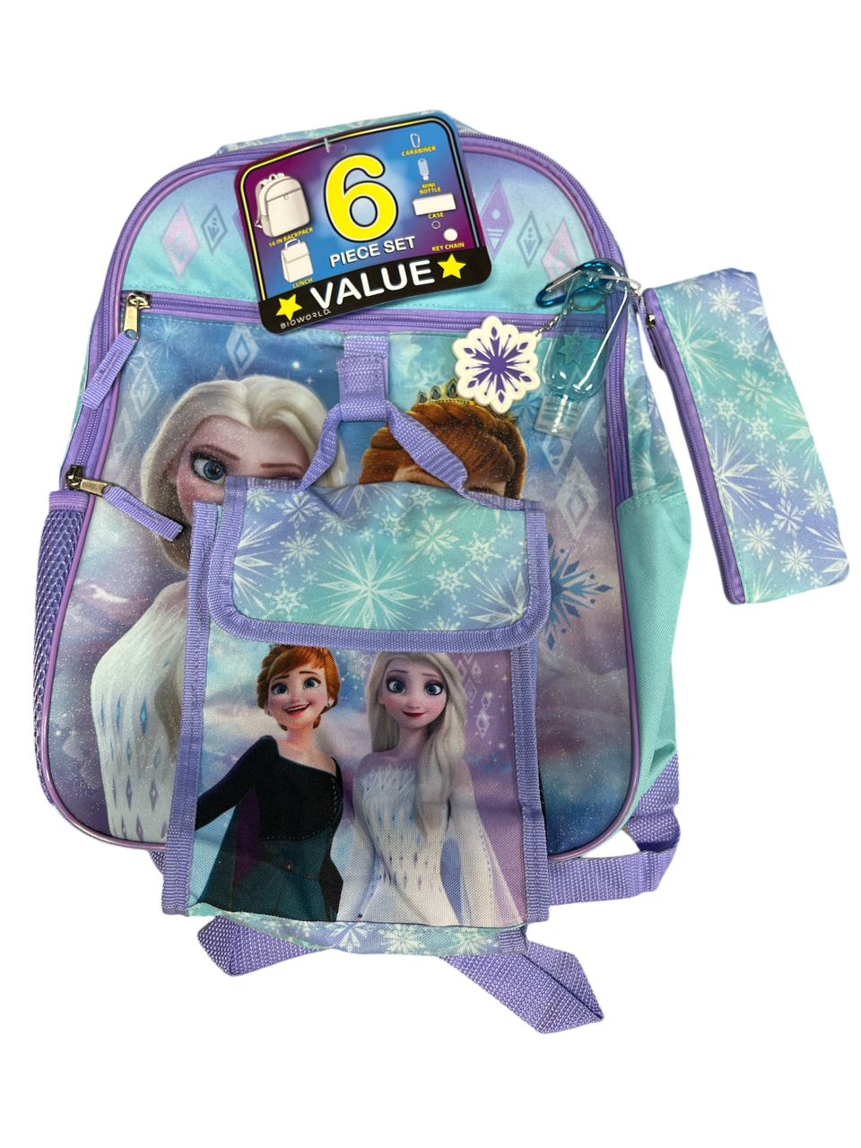 Backpack 6pc Set Frozen