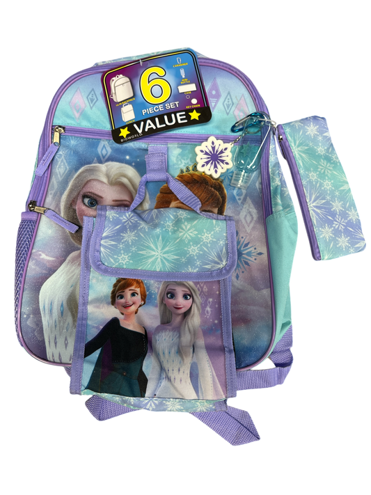 Backpack 6pc Set Frozen