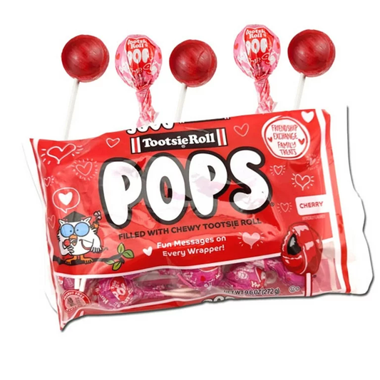Tootsie Roll Valentines Bag