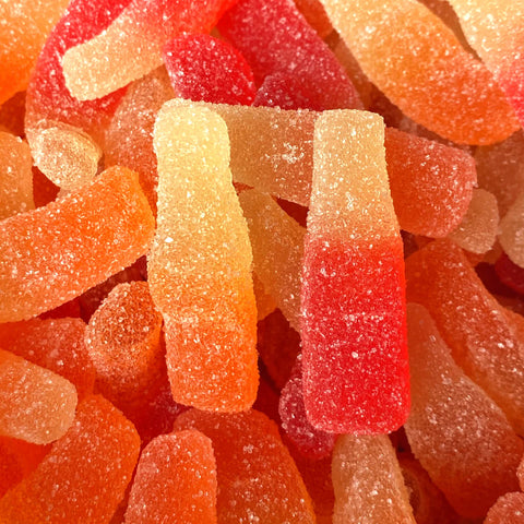 Sour Orange & Strawberry Bottles 150g