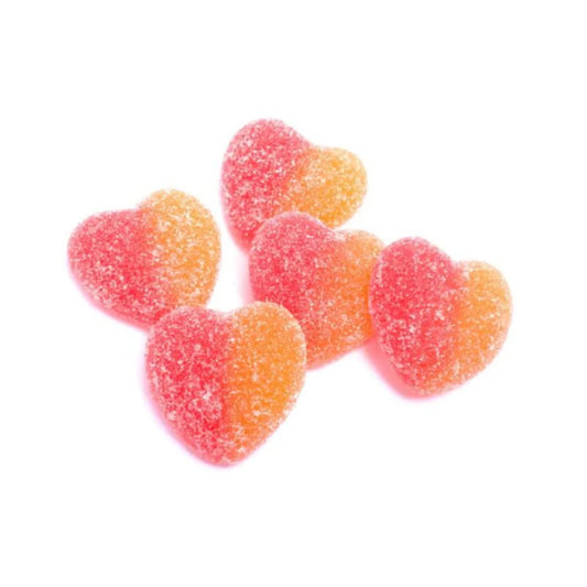 Vidal Fuzzy Peach Hearts 200g