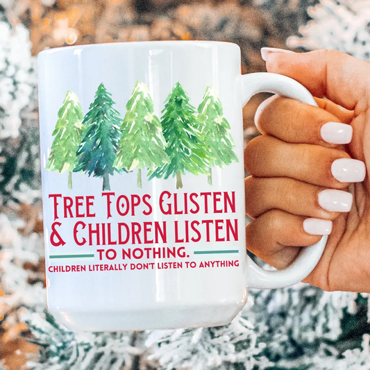 Tree Tops Glisten 15oz Coffee Mug