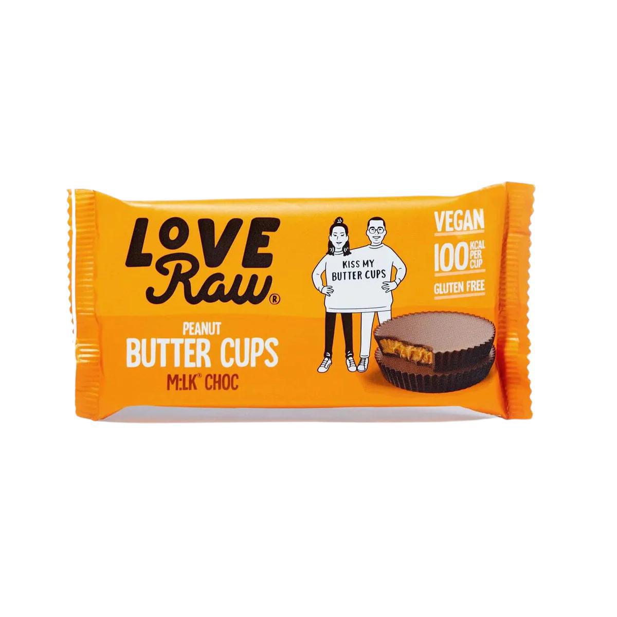 Love Raw Vegan Milk Chocolate Peanut Butter Cups UK