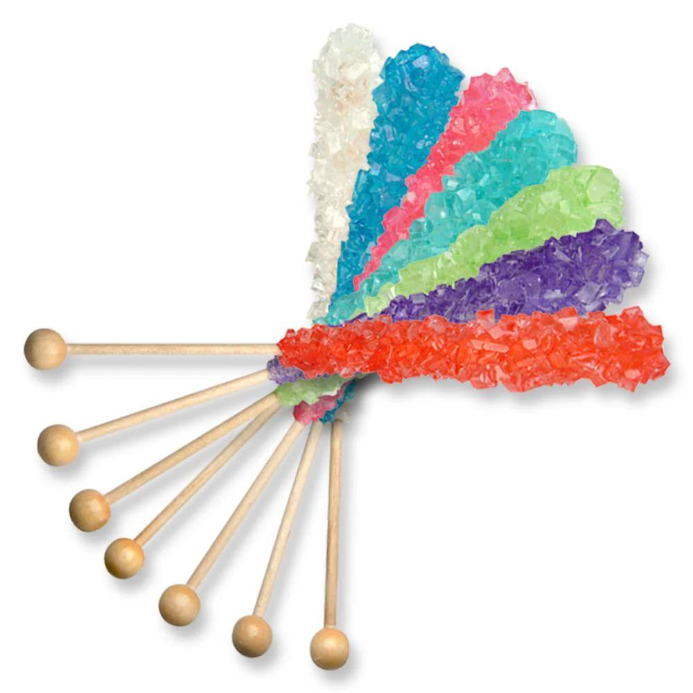 Rose's Mini Rock Candy On A Stick