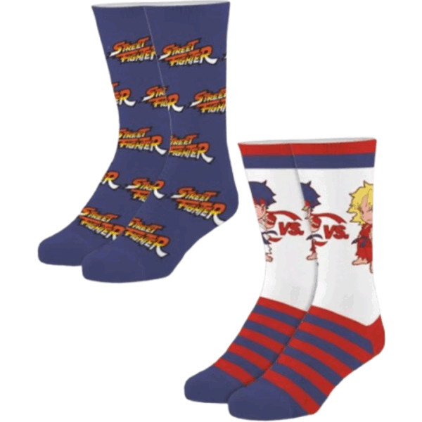 Street Fighter Socks 2 pack