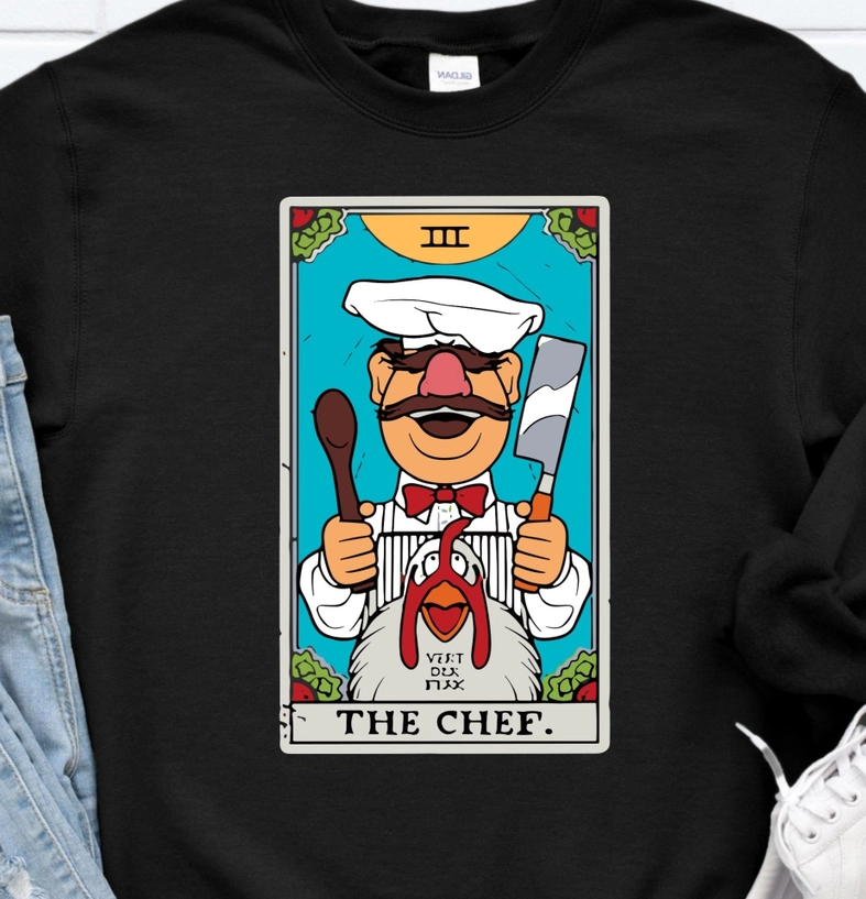 Swedish Chef Tshirt Black