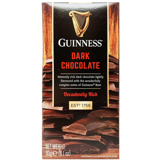 Guinness Dark Chocolate Solid Bar 90g