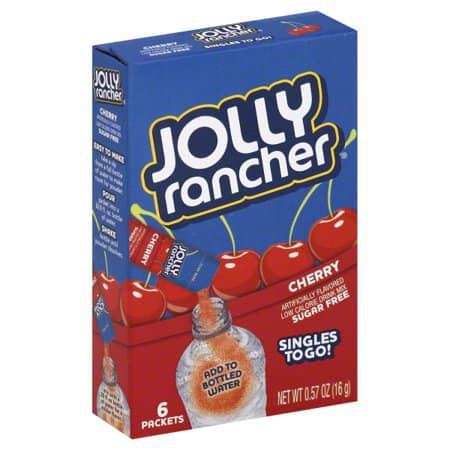Jolly Rancher Cherry Singles To Go Drink Mix