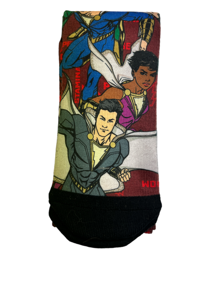 Socks Shazam! Crew Sublimation Size 8-12