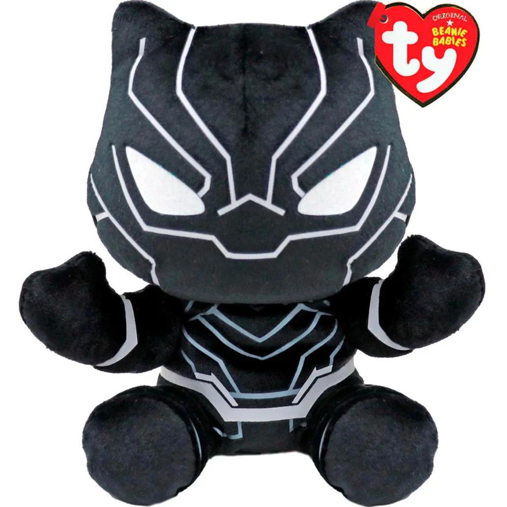 TY Floppy Black Panther Medium