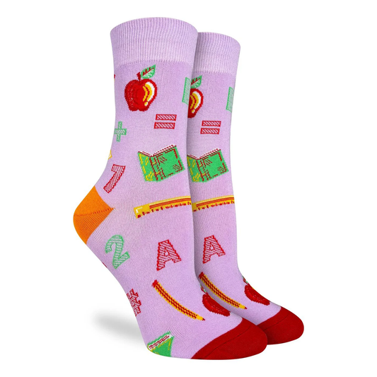 Good Luck Socks Crew 5-9 School Teacher