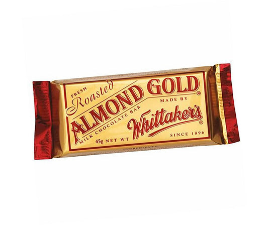 Whittakers Almond Gold Slab 45g