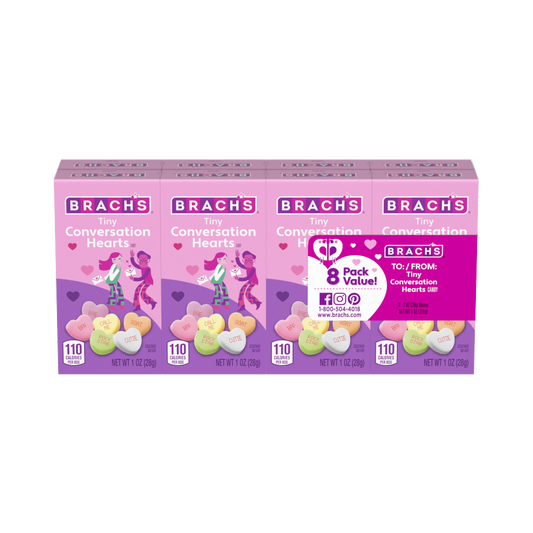 Brach's Tiny Conversation Hearts Box 8 Pk