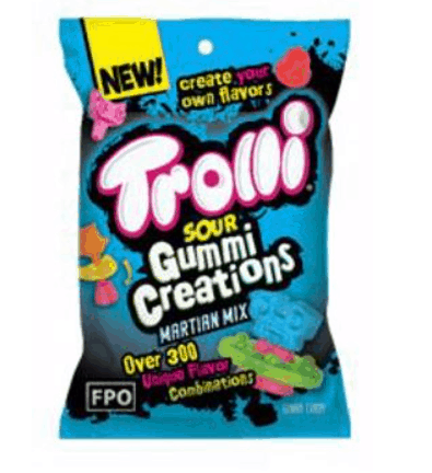 Trolli Gummi Creations Peg Bag