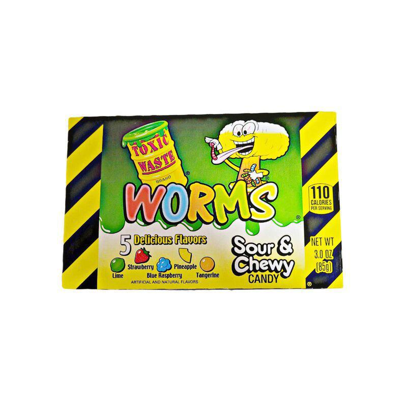 Toxic Waste Sour Chewy Worms TB