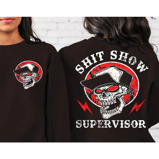 Supervisor Tshirt Black