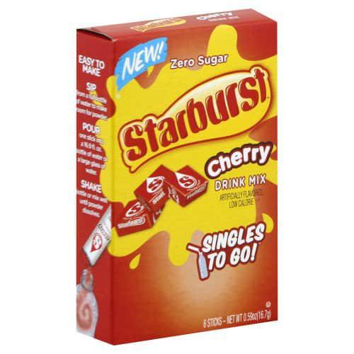 Starburst Cherry Singles To Go Drink Mix