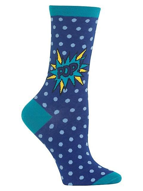 Hot Sox Socks 5-9 Crew Pop