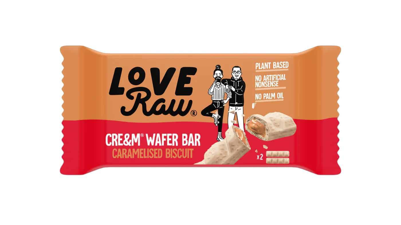 Love Raw Vegan Biscuit Cream Wafer Bars UK