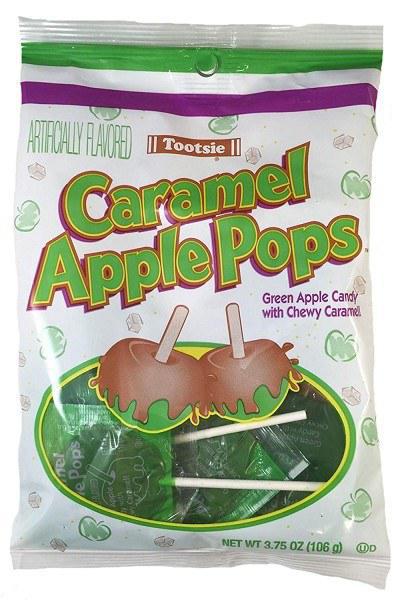 Tootsie Caramel Apple Pops Peg Bag