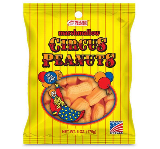Circus Peanuts Peg Bag 170g