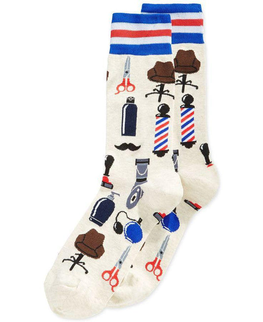 Hot Sox Men's 10-13 Barber Shop
