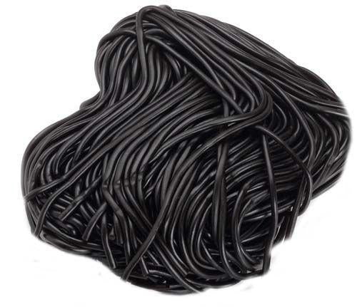 Laces Black Shoe String Licorice 100g