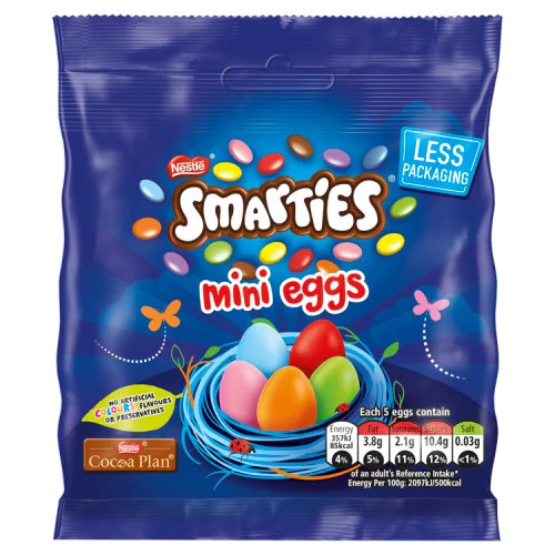 Nestle Smarties Mini Eggs Bag 80g UK