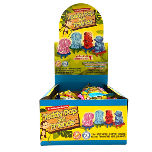 TEDDY BEAR & FRIENDS RING POP