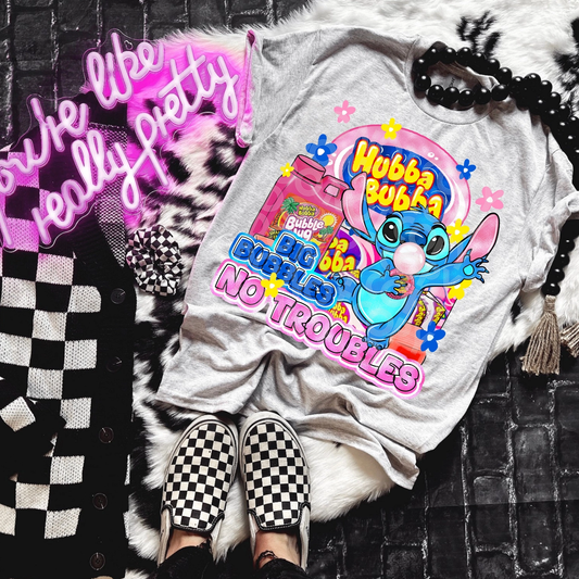 Hubba Bubba Stitch Mashup Tshirt White
