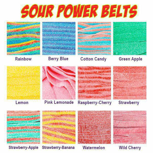 Sour Power Belt Assorted Large