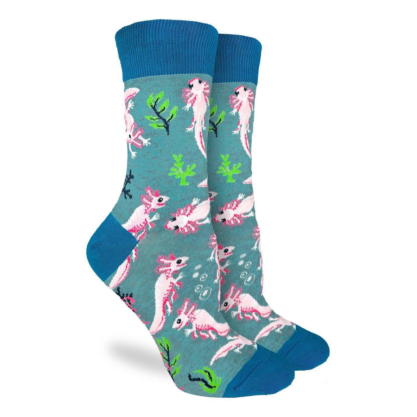 Good Luck Socks Crew 5-9 Axolotl