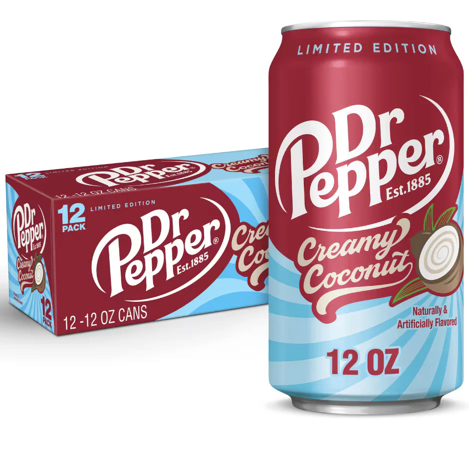 Dr Pepper Creamy Coconut Can