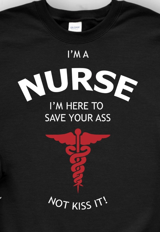 Nurse Tshirt Black