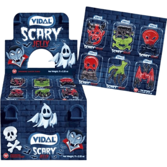 Vidal Scary Jelly Monster Gummi 6pk