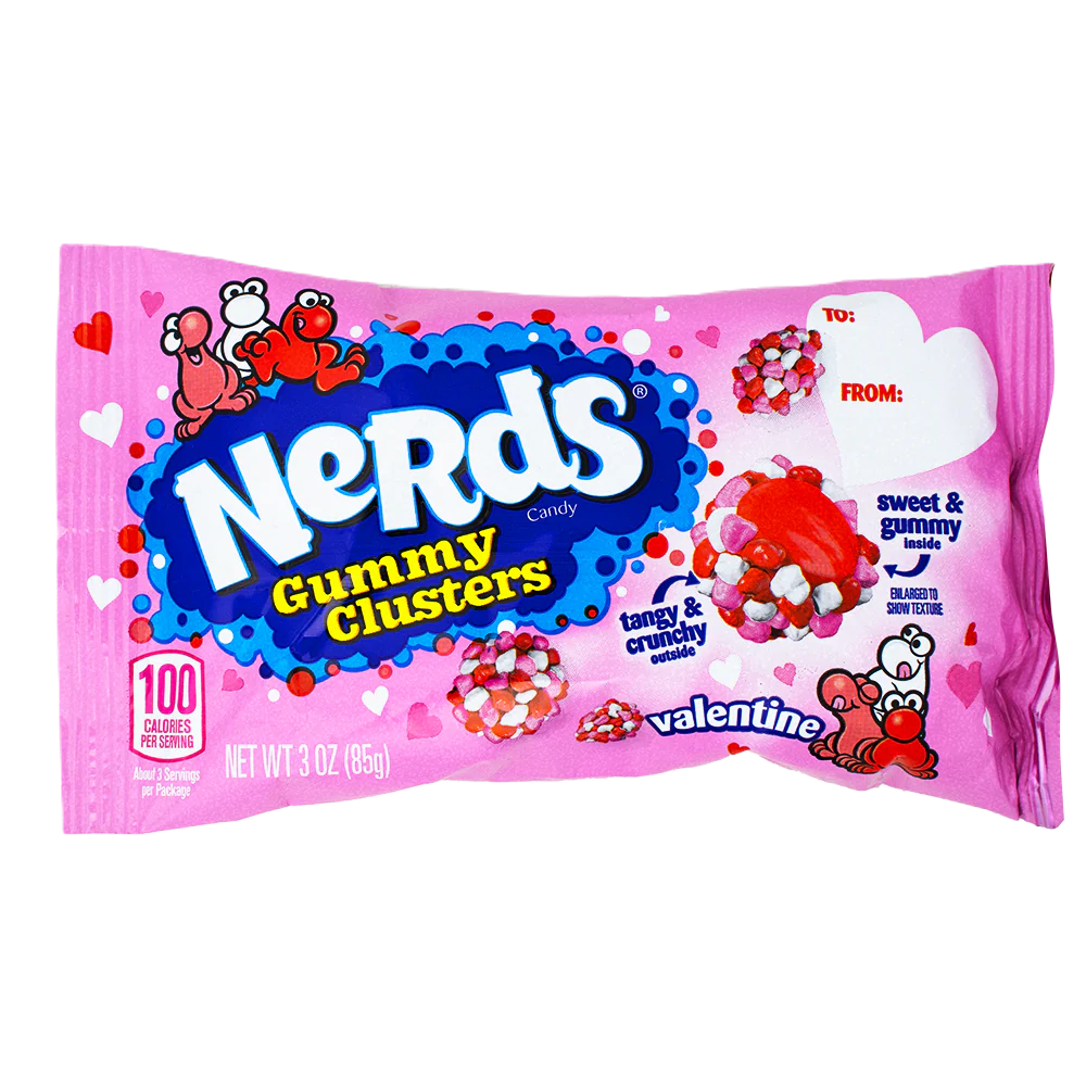 Nerds Gummy Clusters Valentines Share Pack